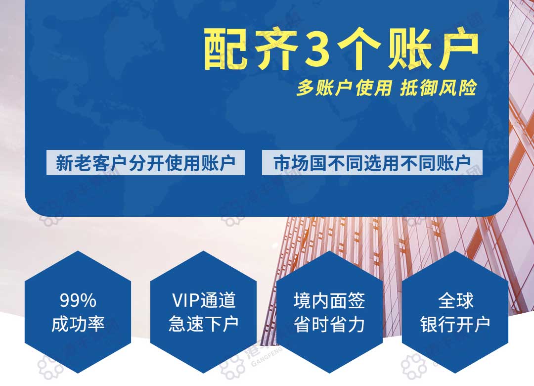 多開幾個離岸賬戶進行跨境匯款